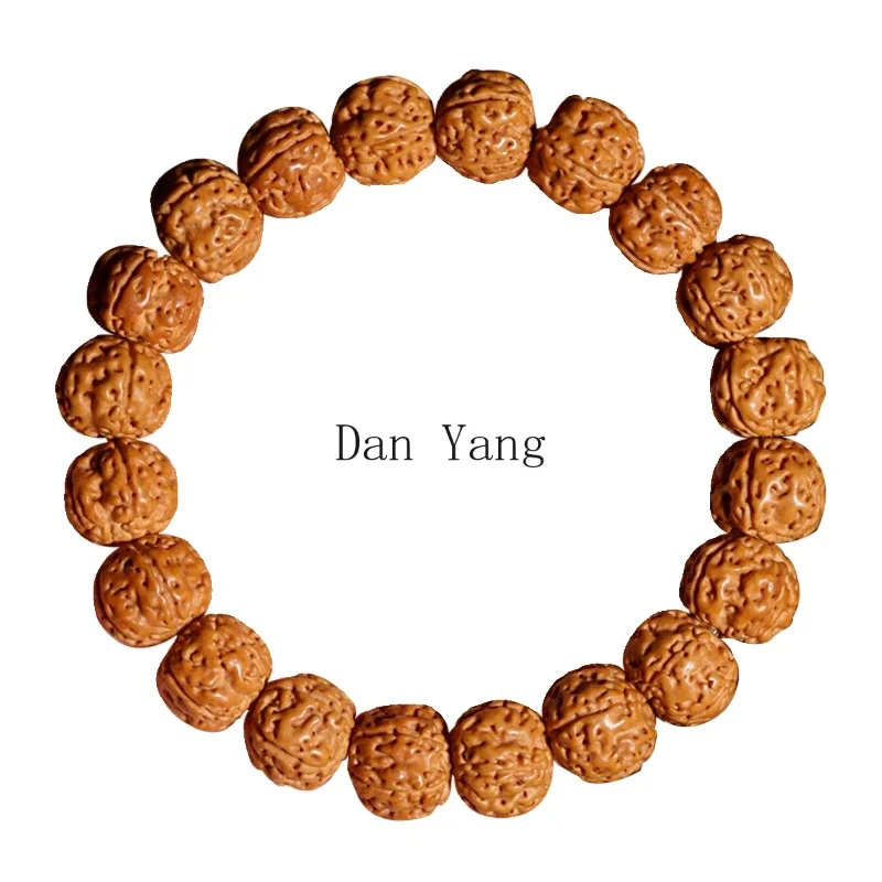 

YJ Bursting Meat Tree King Little King Kong Bodhi Bracelet Natal Buddha Bead Wenwan Double Dragon Walnut Plate Play Bracelet