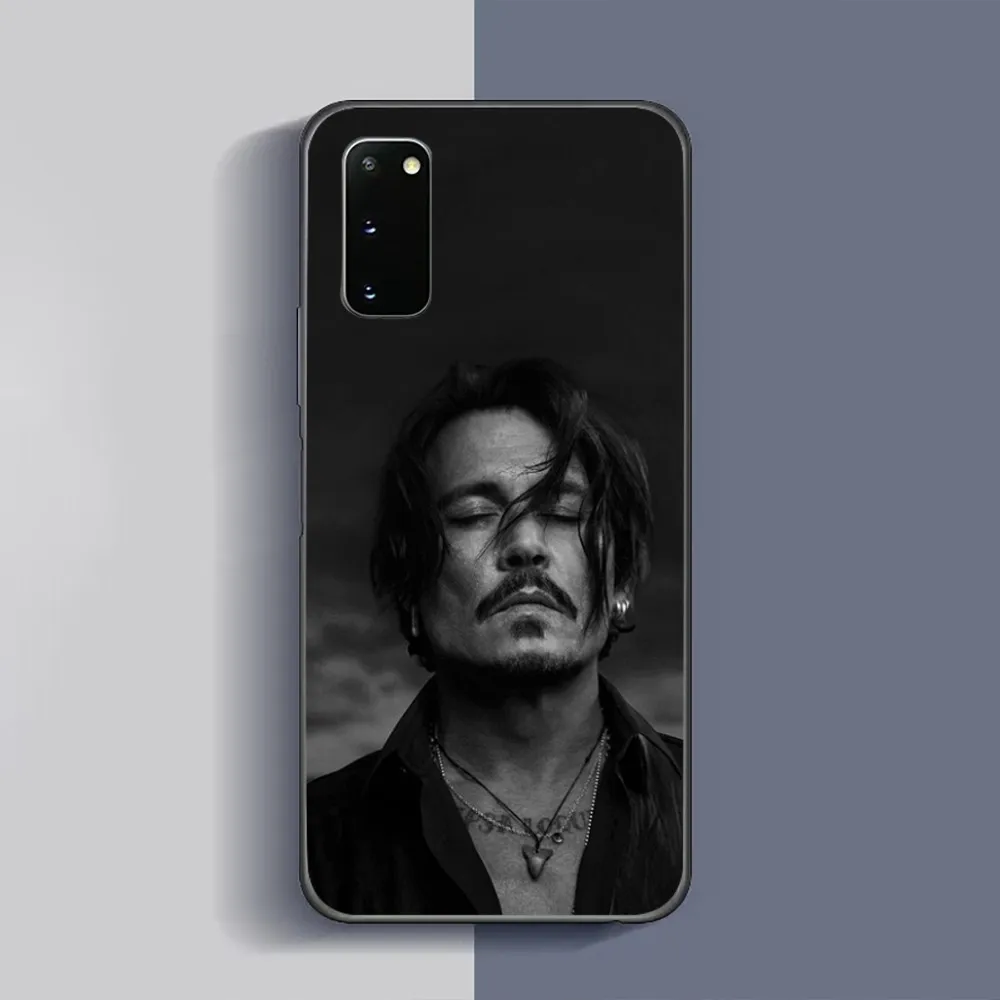 johnny depp Phone Case For Samsung Galaxy A52 A12 A51 S21 Edge S22ULTRA S23 S20LITE Plus ultra Black Cover