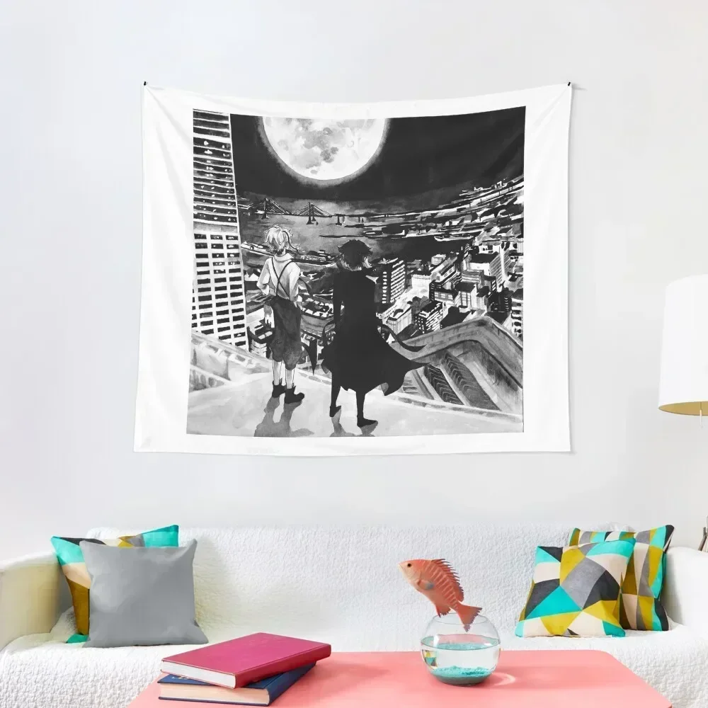 shin soukoku rooftops Tapestry Christmas Decoration Custom Tapestry