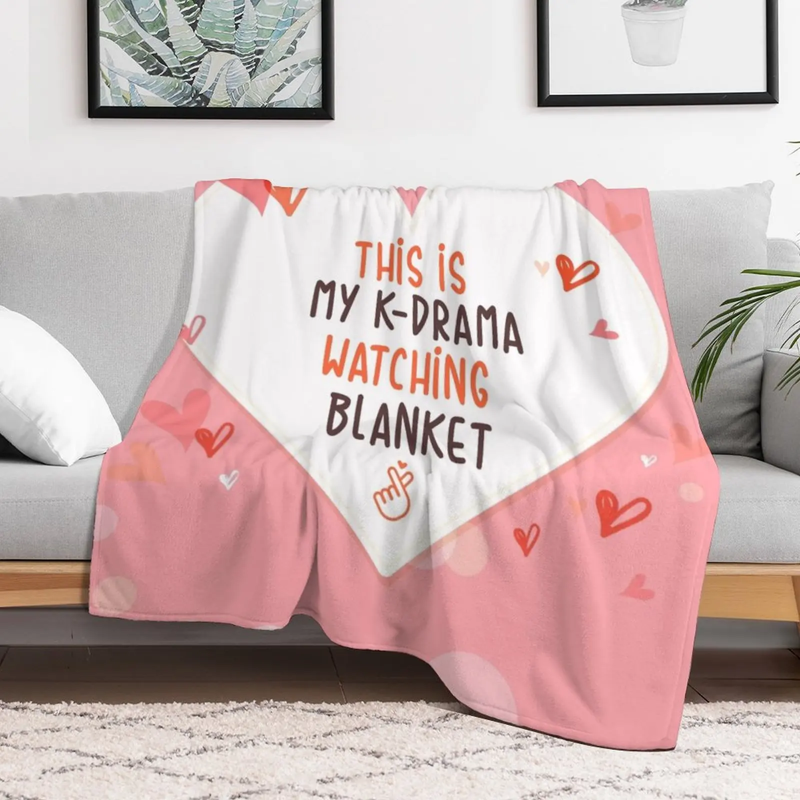 This is My Kdrama Watching Blanket Gift for Kdrama Fans Throw Blanket sofa bed Flannels Softest Luxury Brand Blankets