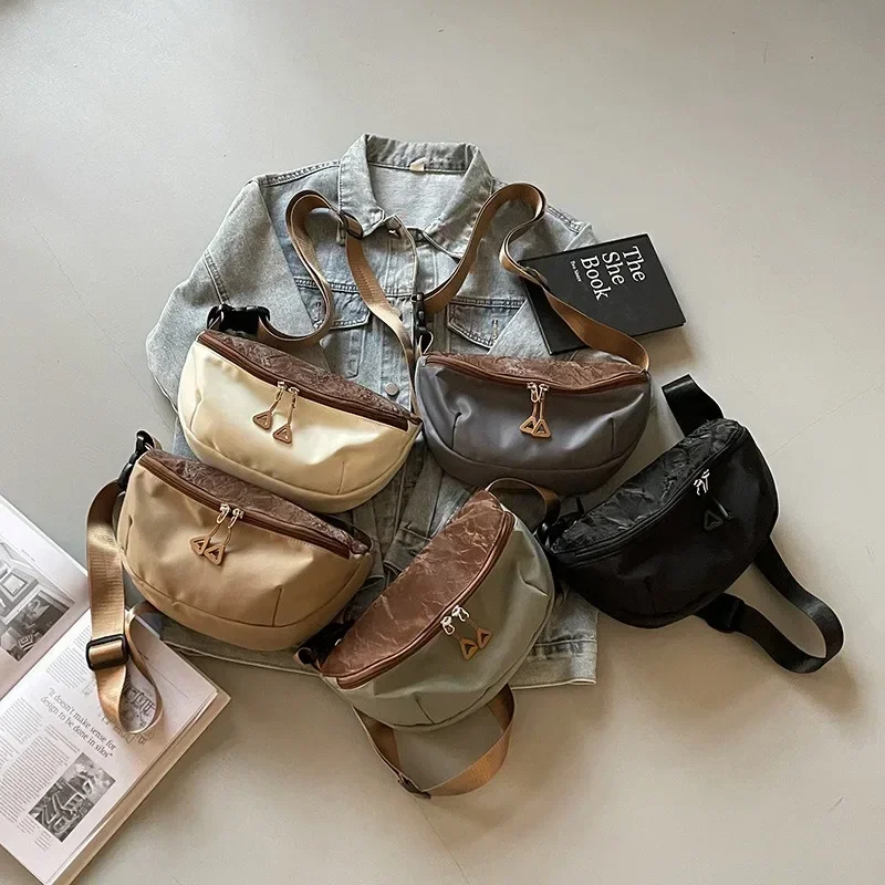 

Fashion Versatile Messenger Bag Women's Casual Outdoor Sports Breast Bag Large Capacity Ins Shoulder Bag Bags for Women