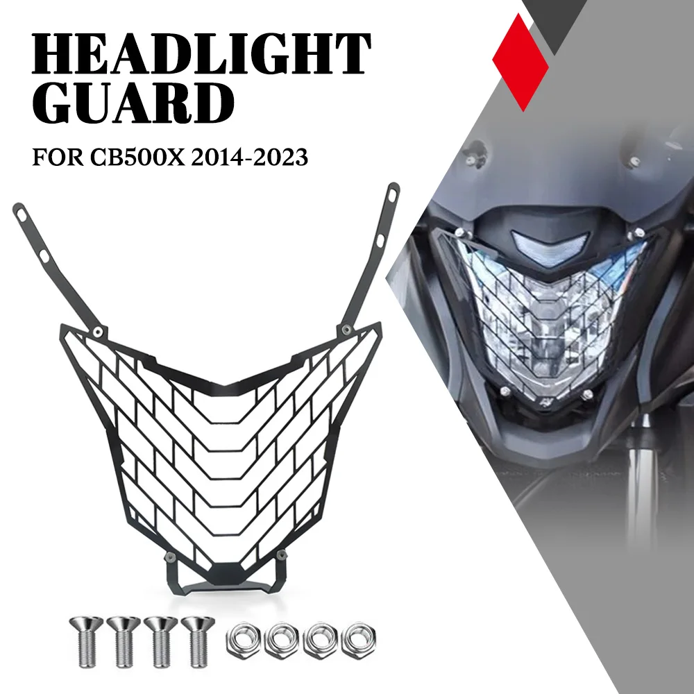 

For HONDA CB500X CBR650F CB650F 2017 Motorcycle Accessories Headlight Protector Grille Guard Cover Protection CB 500 X 2016-2018