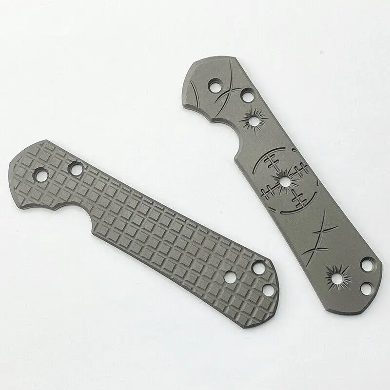 

3 Type 1 Pc Titanium lloy Customized Knife Handle Scales for Chris Reeve Large Sebenza 21 Knives