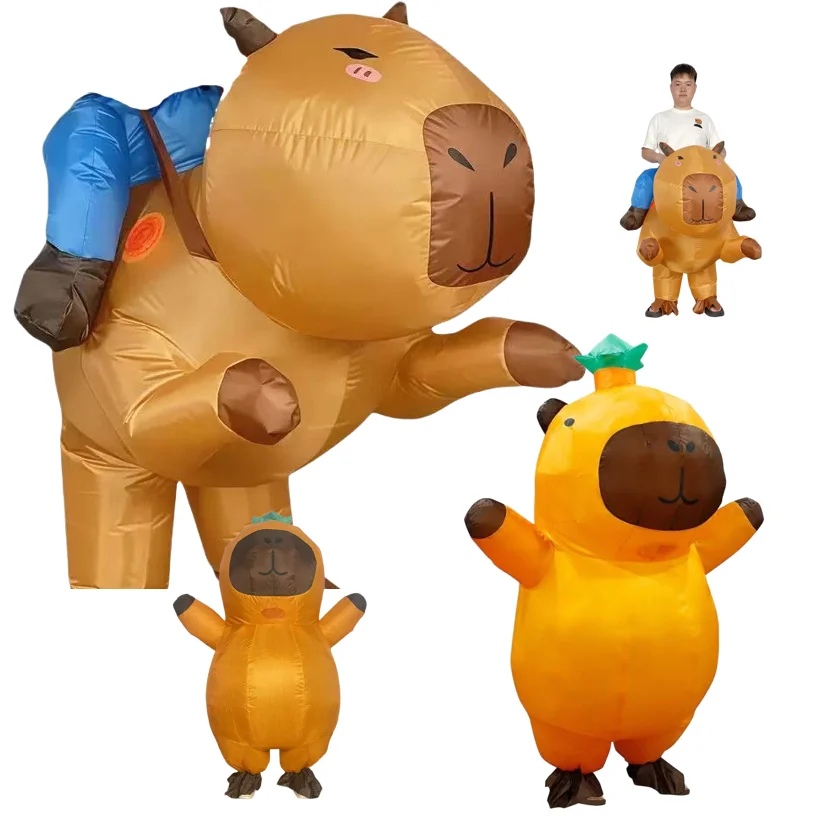 

cartoon animal inflatable costume 2025 new capybara inflatable costume cute animal inflatable costume party beach party