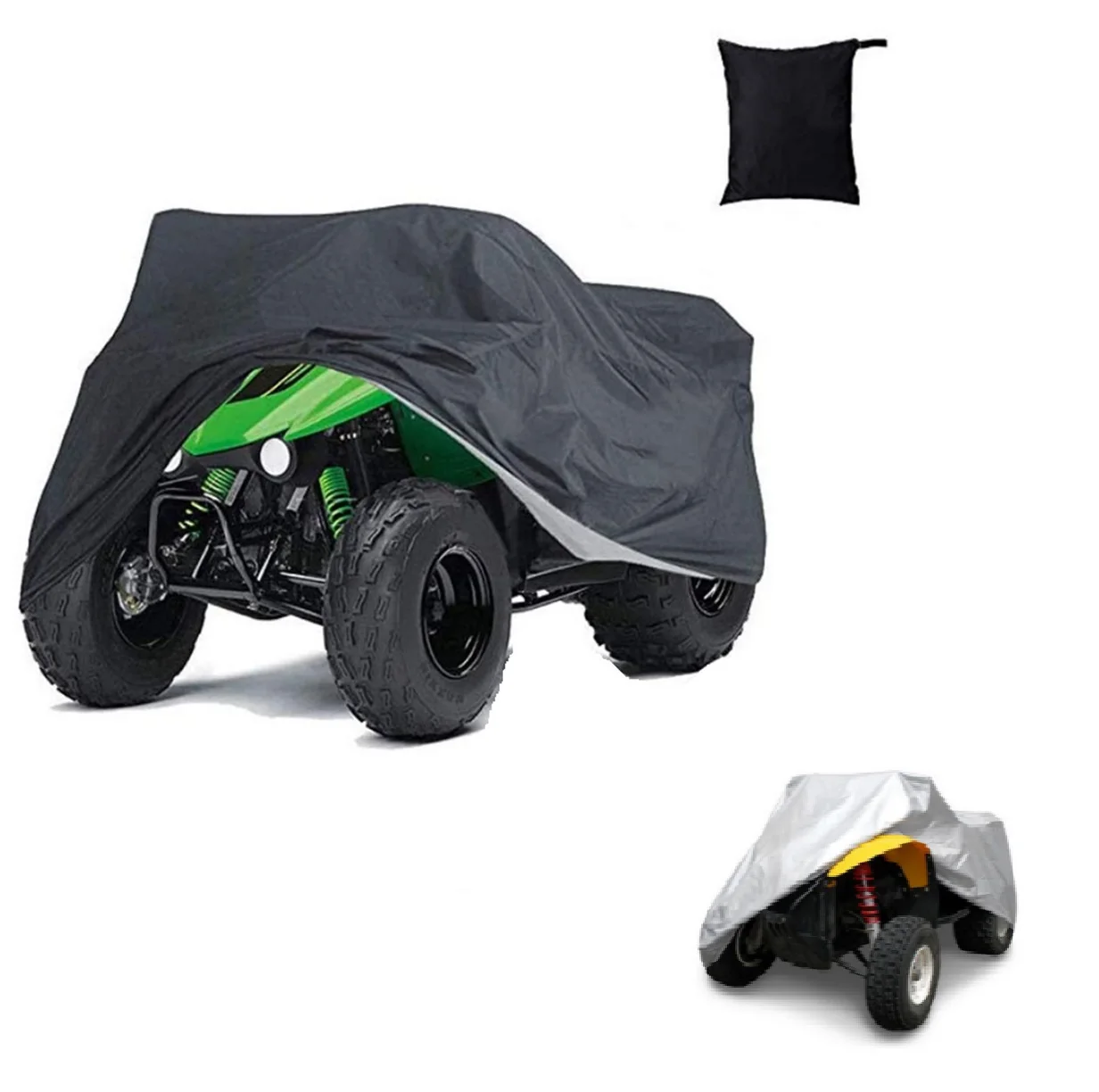 

Universal Quad Bike ATV Cover 190T Waterproof Motorcycle Vehicle Scooter Motorbike Covers M