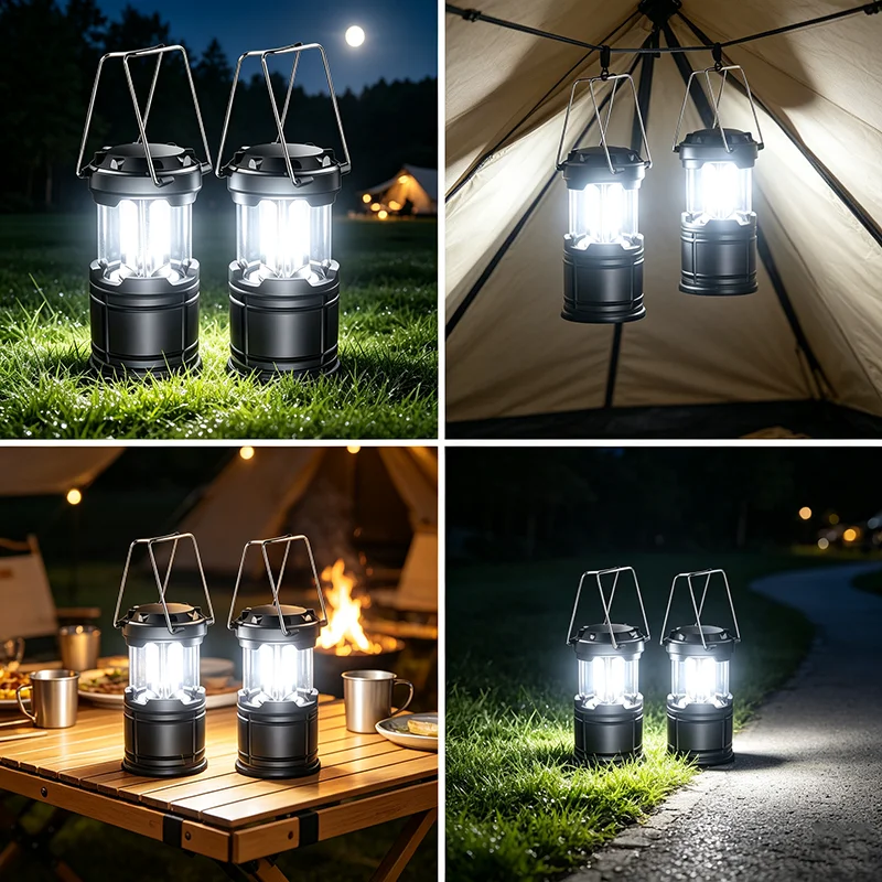 مصابيح تخييم LED، فوانيس ومصاب - مراجعة Power Outage Light وسعره