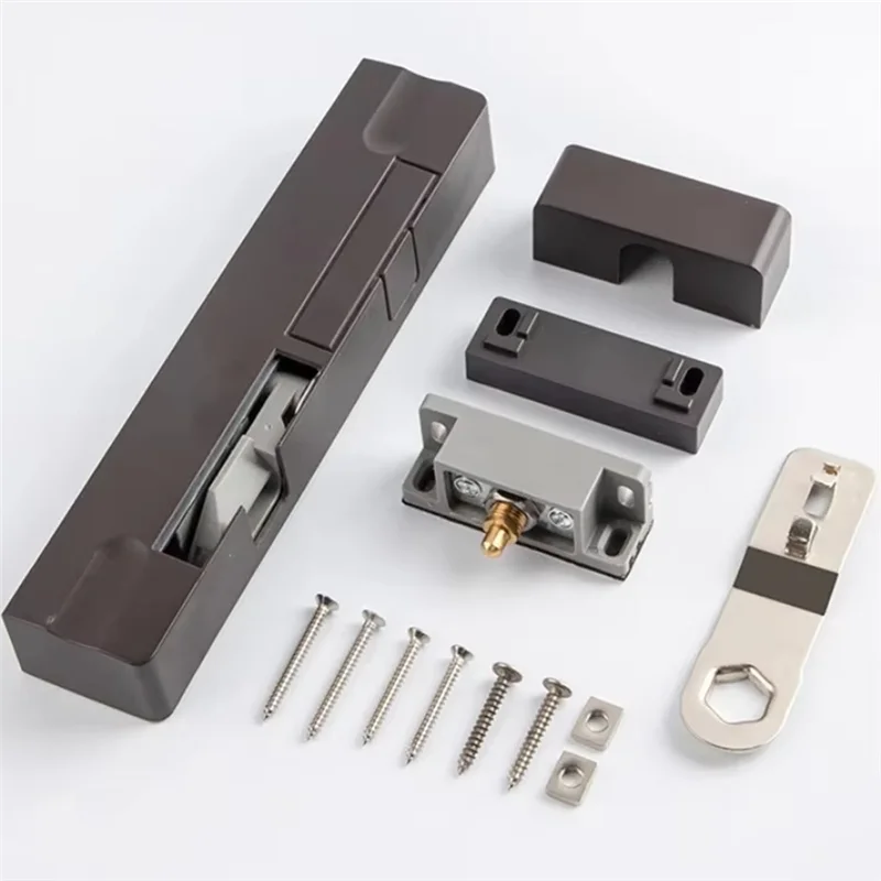 

Home Improvement Closer Lock Deferme Porte Automatique Retratil Closingtope Deferme Porte Automatique Black Brown Left Open-B61B