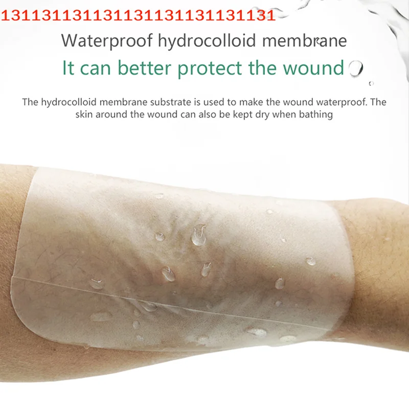 Ultra Thin Hydrocolloid Adhesive Dressing Wound Dressing Thin Healing Transparent Pad  Breathable Waterproof Patches