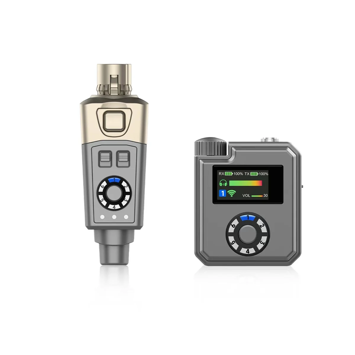 M3 5.8GHz Wireless In-Ear mo ni tor System Zero-Latency Stereo Bodypack forBand Performance Rehearsal Live Stage Studio Musician