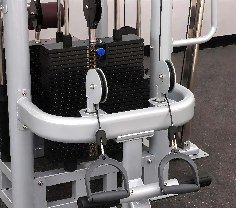 YTYINMulti-Functional 5-Station Comprehensive Fitness Trainer | Multi-Gear Pull Force Power Rack, Commercial Gym Training Equipm