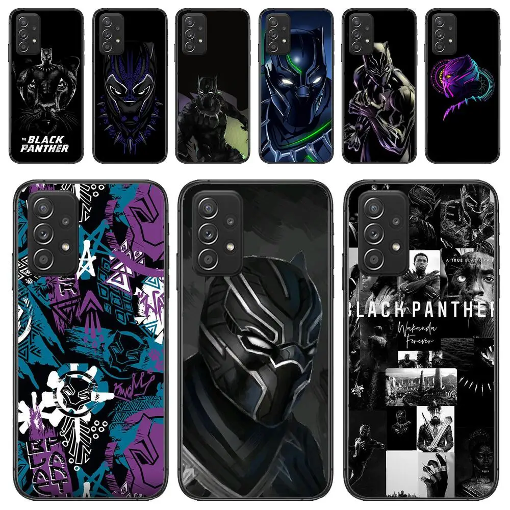 

Marvel Black Panther TPU Phone Case For Samsung Galaxy A13 A52 A53 A73 A32 A51 A22 A12 A20e A50 A21 A72 A70 S 4G 5G Luxury Cover