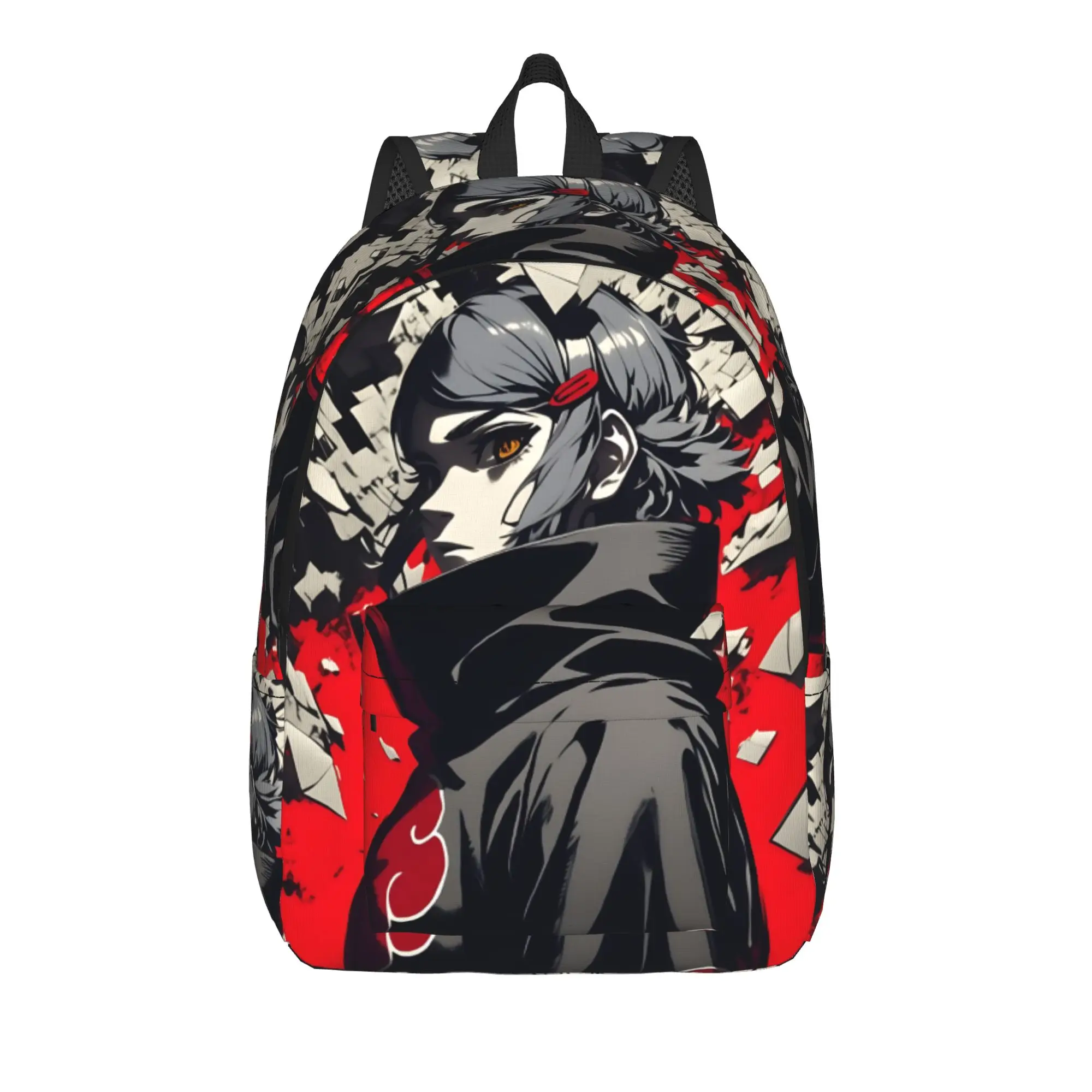 Fashion Naruto Anime Theme Backpack  Mochilas Vintage Hiking Sturdy Shoulder Rucksack