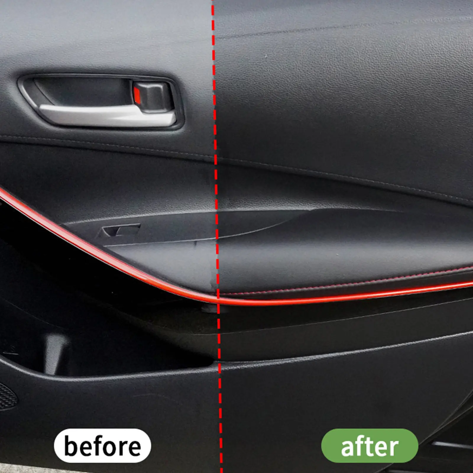 2Pcs Car Plastic Restorer Renovation Interior Repair Tool Uv Protection Fades Aging Cracking Vehicle Care