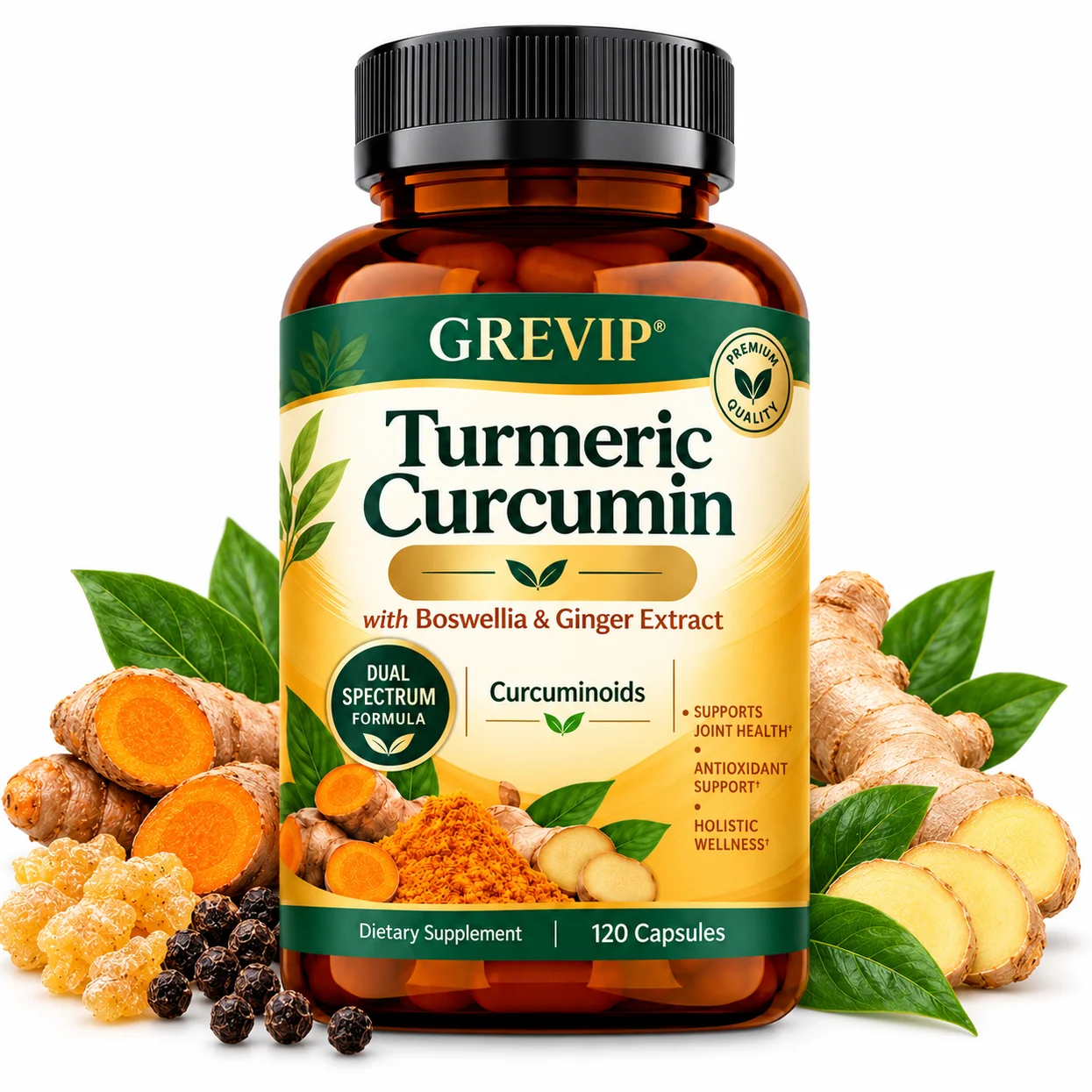 Turmeric Curcumin Capsule - Капсулы с куркумином из куркумы –