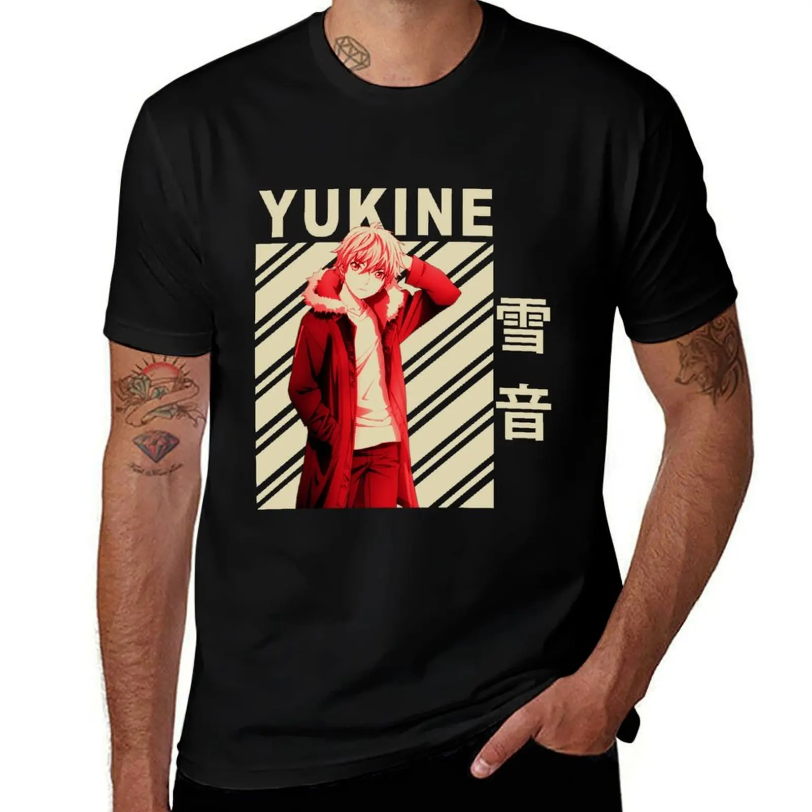 

Yukine - Vintage Art T-Shirt man t shirts for men casual t shirts for man cotton soft t shirt custom print T-Shirt