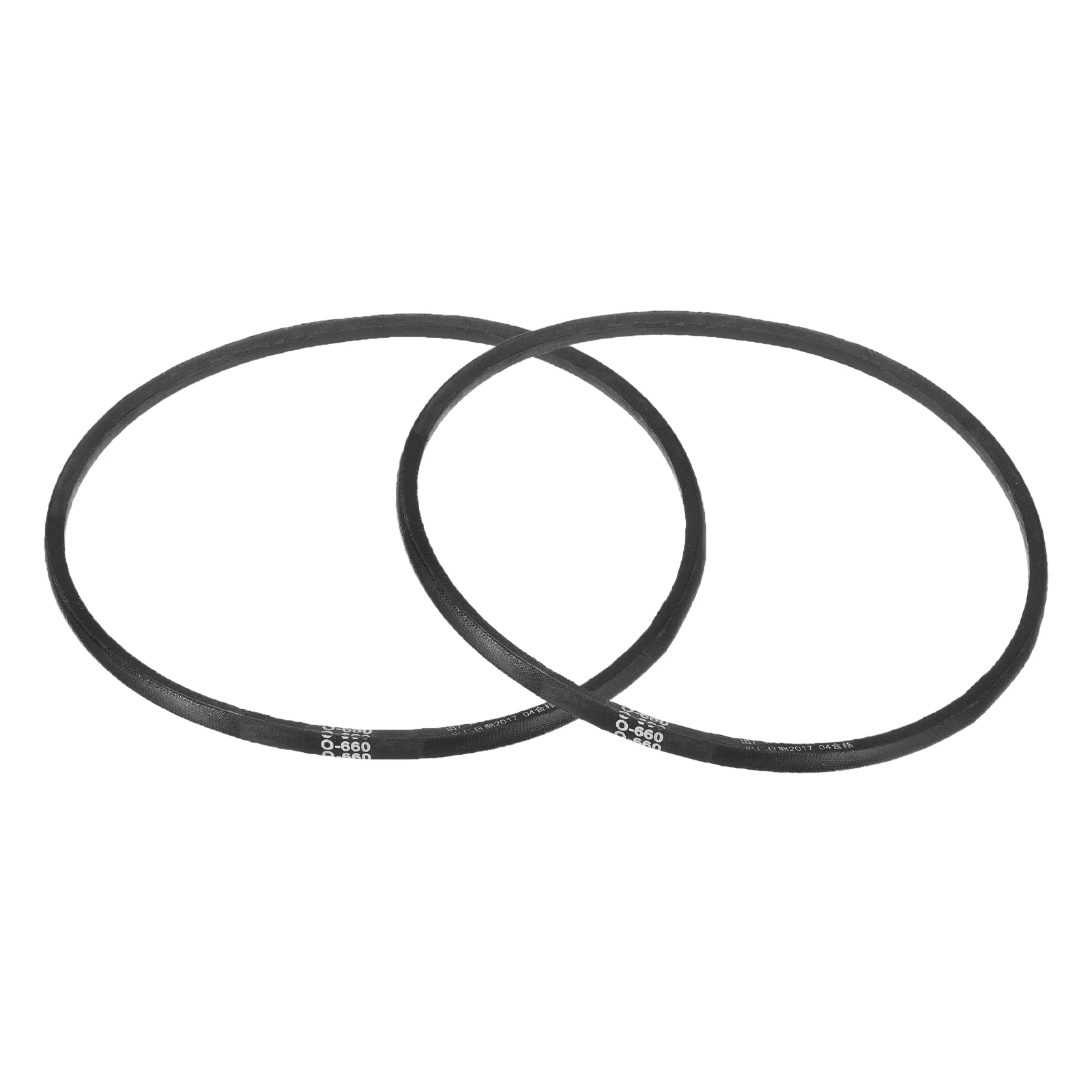 

2Pcs O-660 O Type V-belt 660mm/26" Inner Length x 0.39" Width x 0.24" Height, O-type Closed-Loop Rubber Transmission Belt