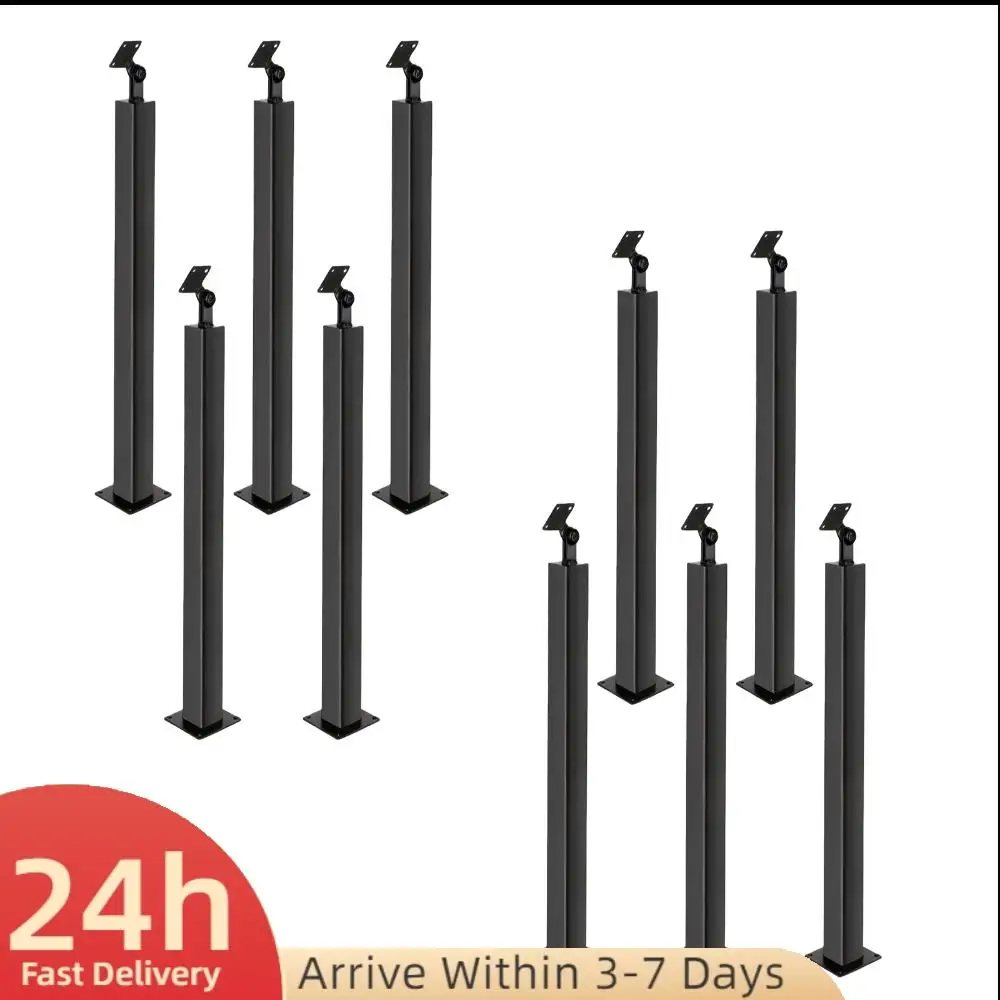 

Металлические балясины (35/37 дюймов) черного цвета с комплектом крепежа, 270 шт. ° Регулируемый (поручень в комплект не входит) для террасы и балкона