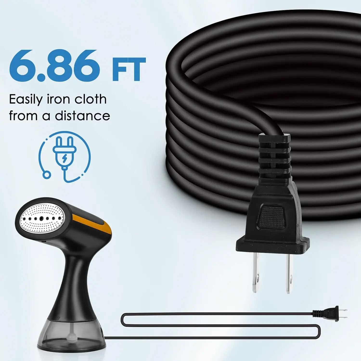 1500 واط يده مكواة البخار عقد مكوّاة آلة الحديد المنزلية البخار الصغيرة المحمولة معلقة الحديد آلة الكي الرطب