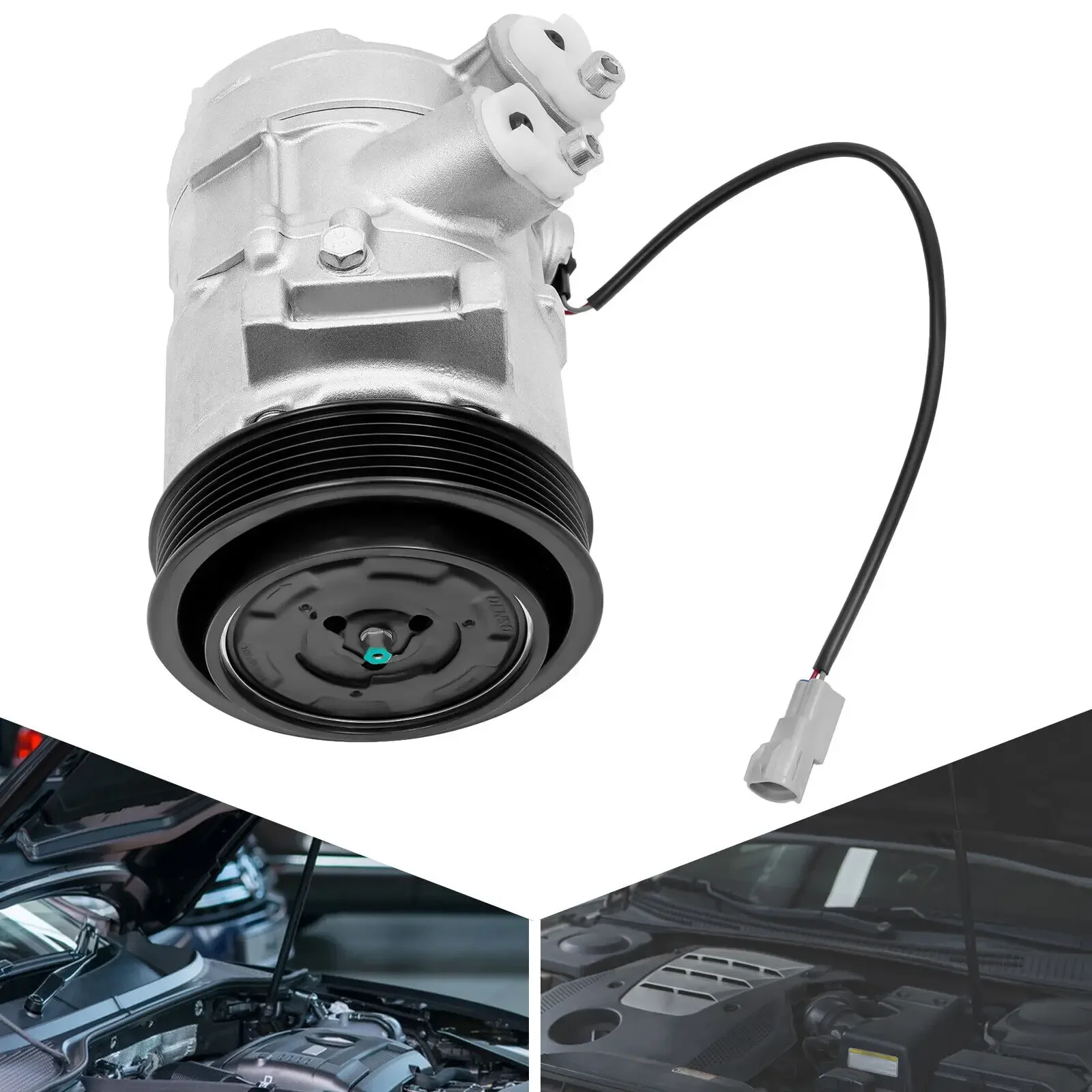 Compressor de condicionador AC A/C 2.0L 2.4L 2009 2010-2017 CO 30011C Compressor A/C com kit de embreagem