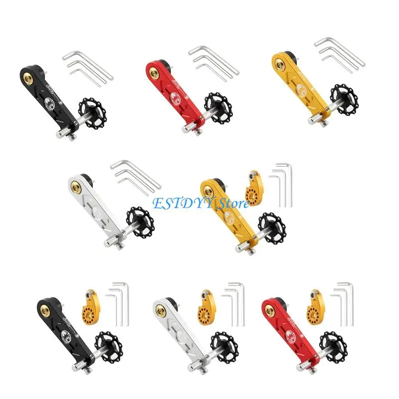 G6DE Chain Tensioner Bicycles Single Speed Chain Guide Folding Bike Aluminum Alloys Bicycles Accessories