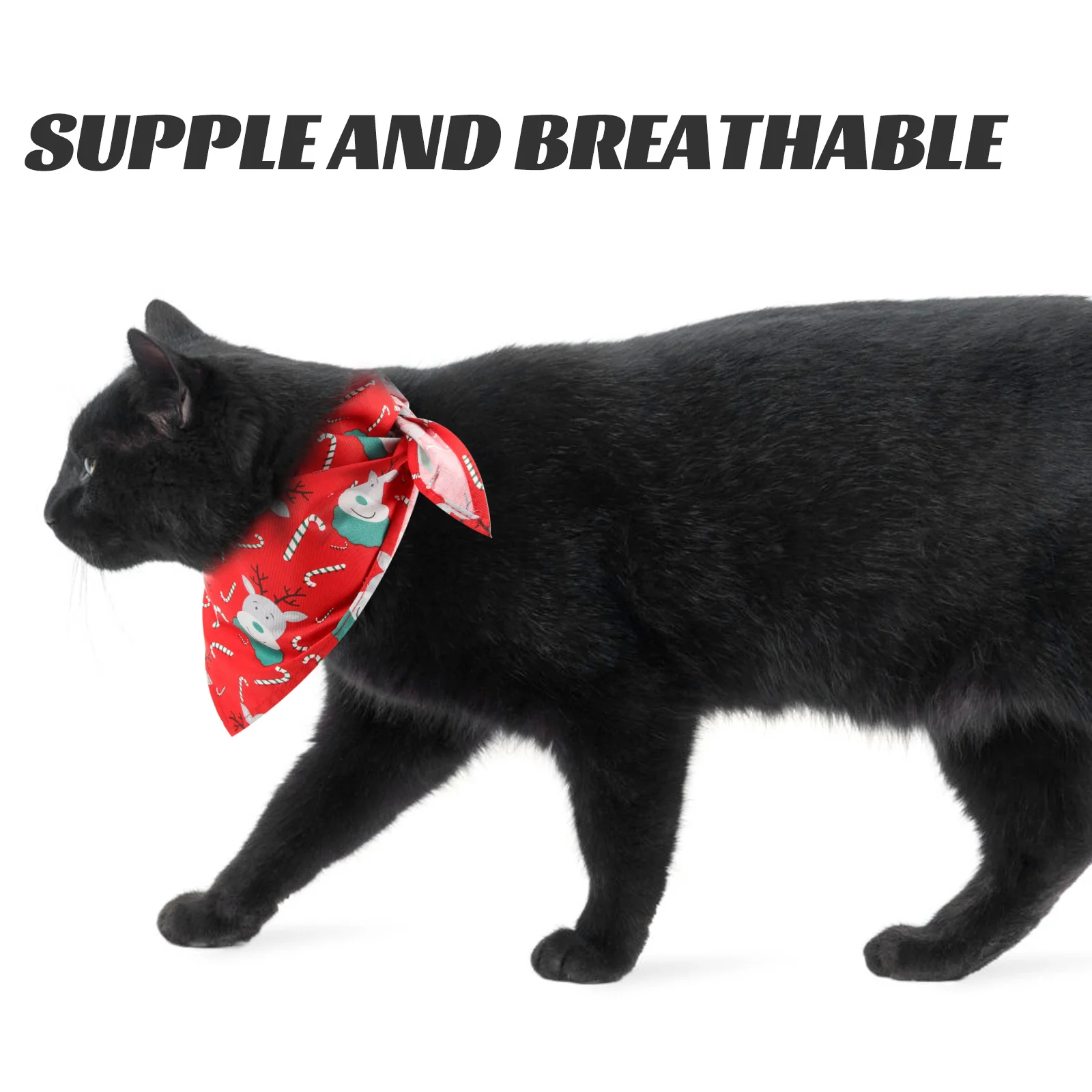 

Pet Bib Drool Towel Dog Costume Accessory Scarf Washable Bibs Holiday Chest Saliva The Cat