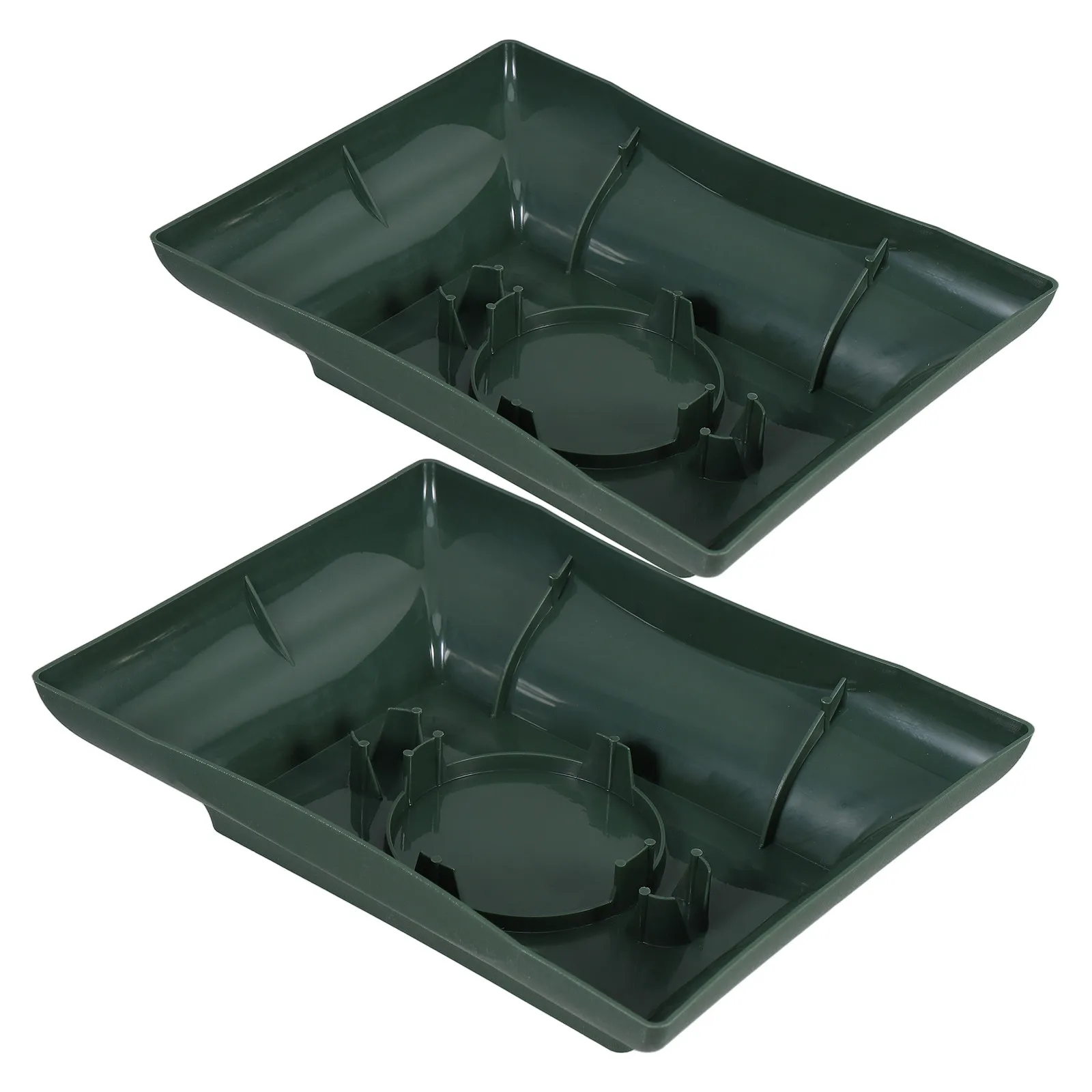 Floral Foam Tray 2 Pack Lightweight Flower Arrangement Base Holder for Conference Table Centerpiece DIY Decor