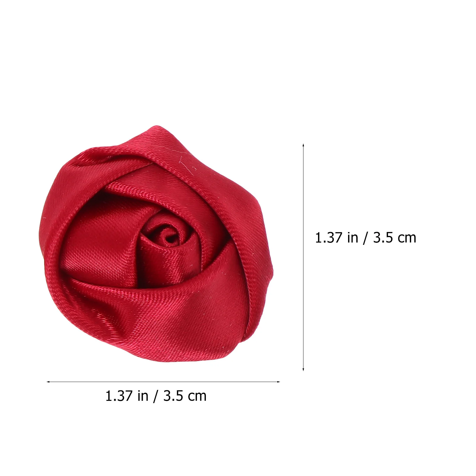 

20Pcs DIY Cloth Rosebud Flowers Elegant Design for Handmade Hairpins and Headbands Supplies Cloth Flower DIY Flowers