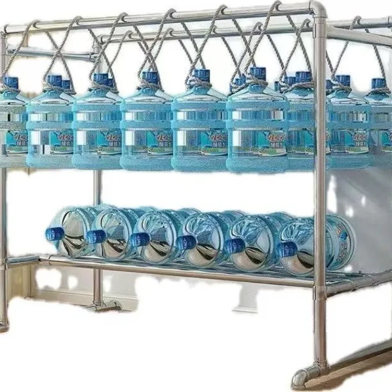 

Double pole galvanized steel pipe outdoor anti-gale lengthened drying rack floor type room hanging clothes hanger outdoor bold
