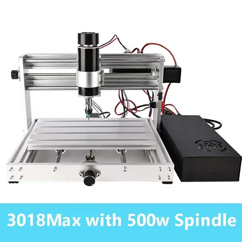 Upgrade CNC 3018 Max Metal Engraving Machine GRBL Control With 500w Spindle Motor Laser Engraver Wood Craving Stainless Steel