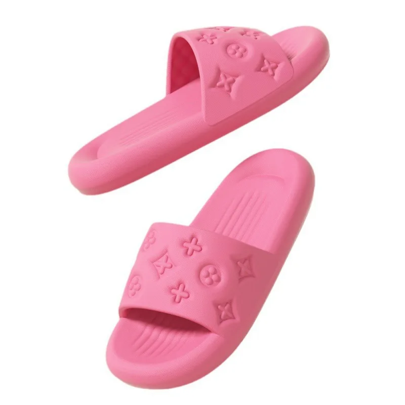 Light Luxury Women's Non-Slip Sandals, One-Piece Molded EVA Thick Sole, Cloud-like Soft Feel, Non-Water-Logging Slippers for Bat view 2