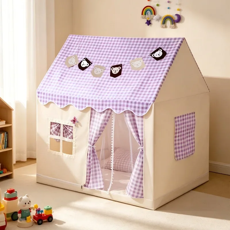 Indoor Kids Play Tent Castle Toy House Princess Sleepover Girls Boys Indoor Children's Tent Children's Room Toy and Game Room