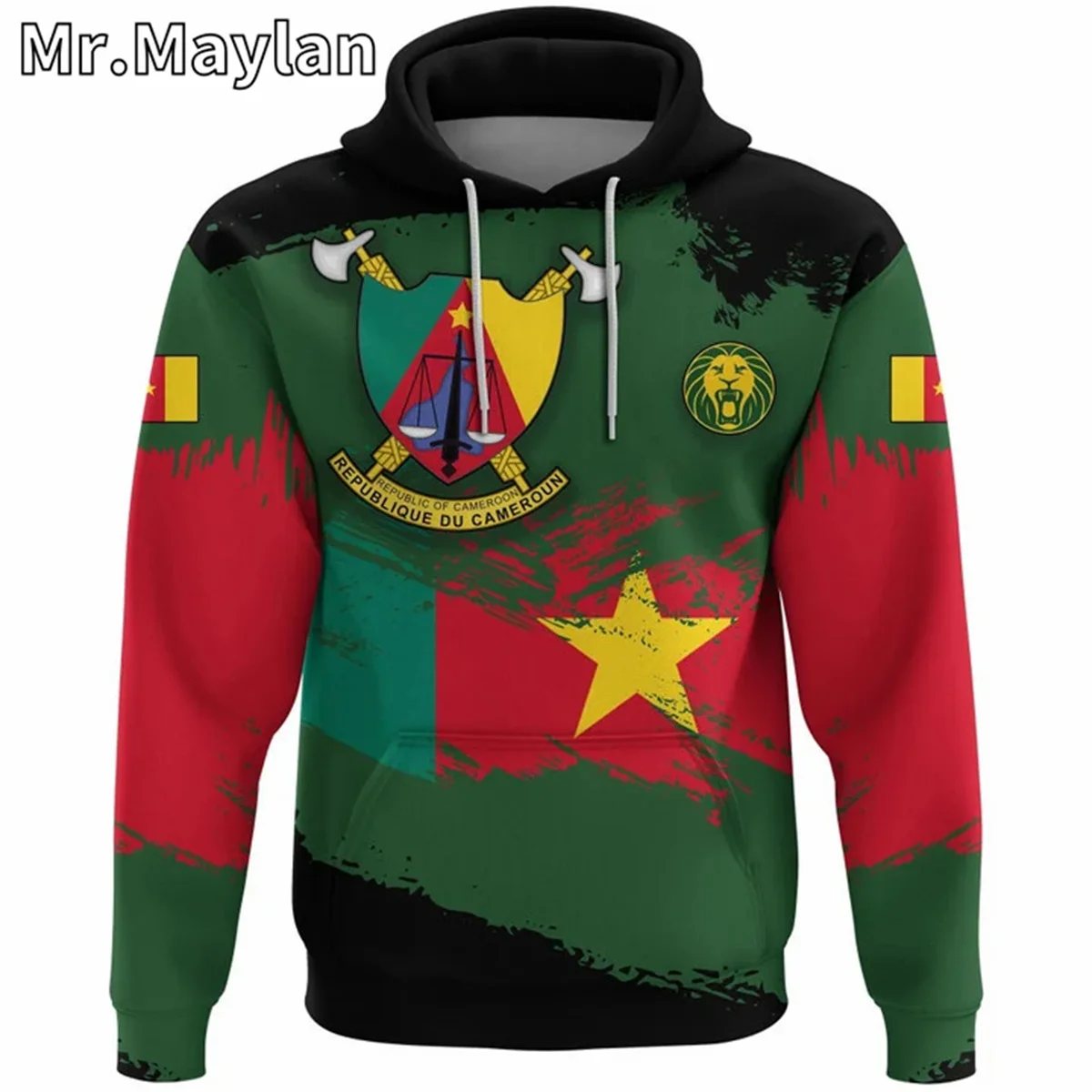 

AFRICAN HOODIE Country CAMEROON Flag 3D Printed Unisex Hoodies Men/Women Streetwear Zip Pullover Casual Jacket Tracksuits XY-989