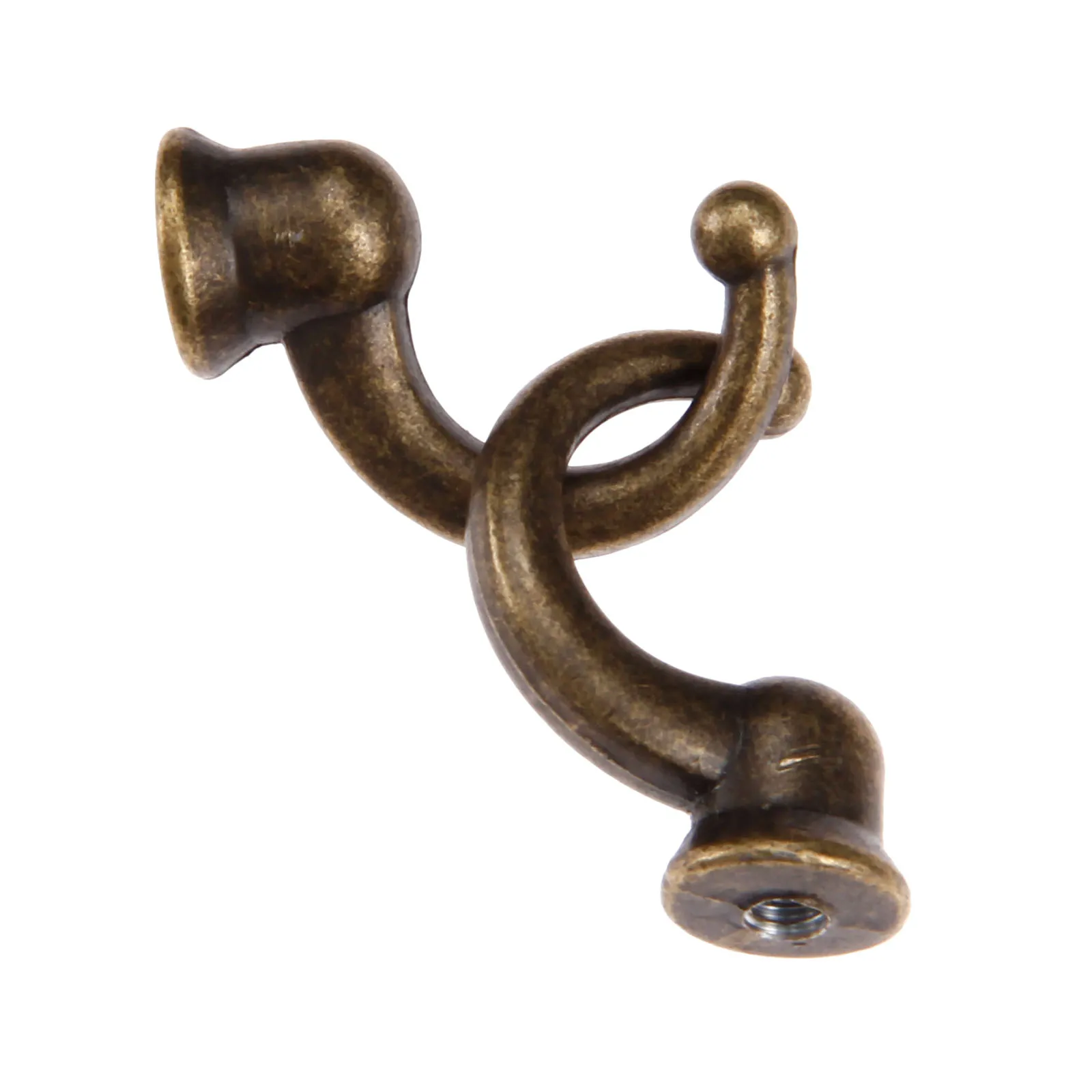 10pcs 29*20*12mm Antique Bronze Wall Hooks Hat Coat Robe Hook Bathroom Kitchen Wall Hanger Furniture Hardware with Screws