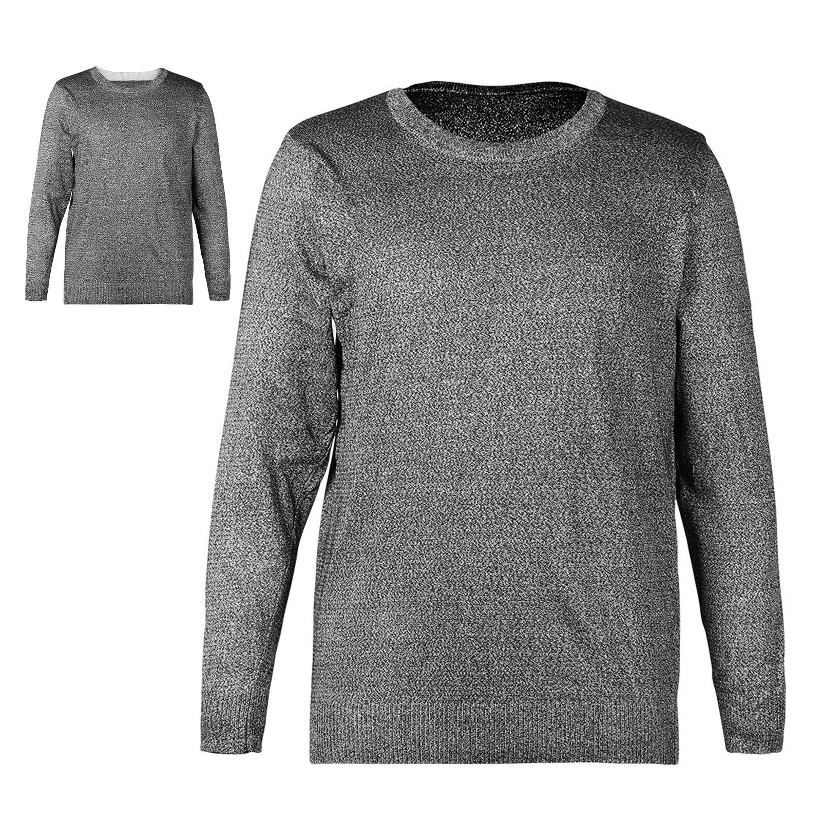 ZK40 Resistente ao Corte Anti Slash Roupas Nível 5 Equipamento de Proteção Pescoço Redondo Manga Longa