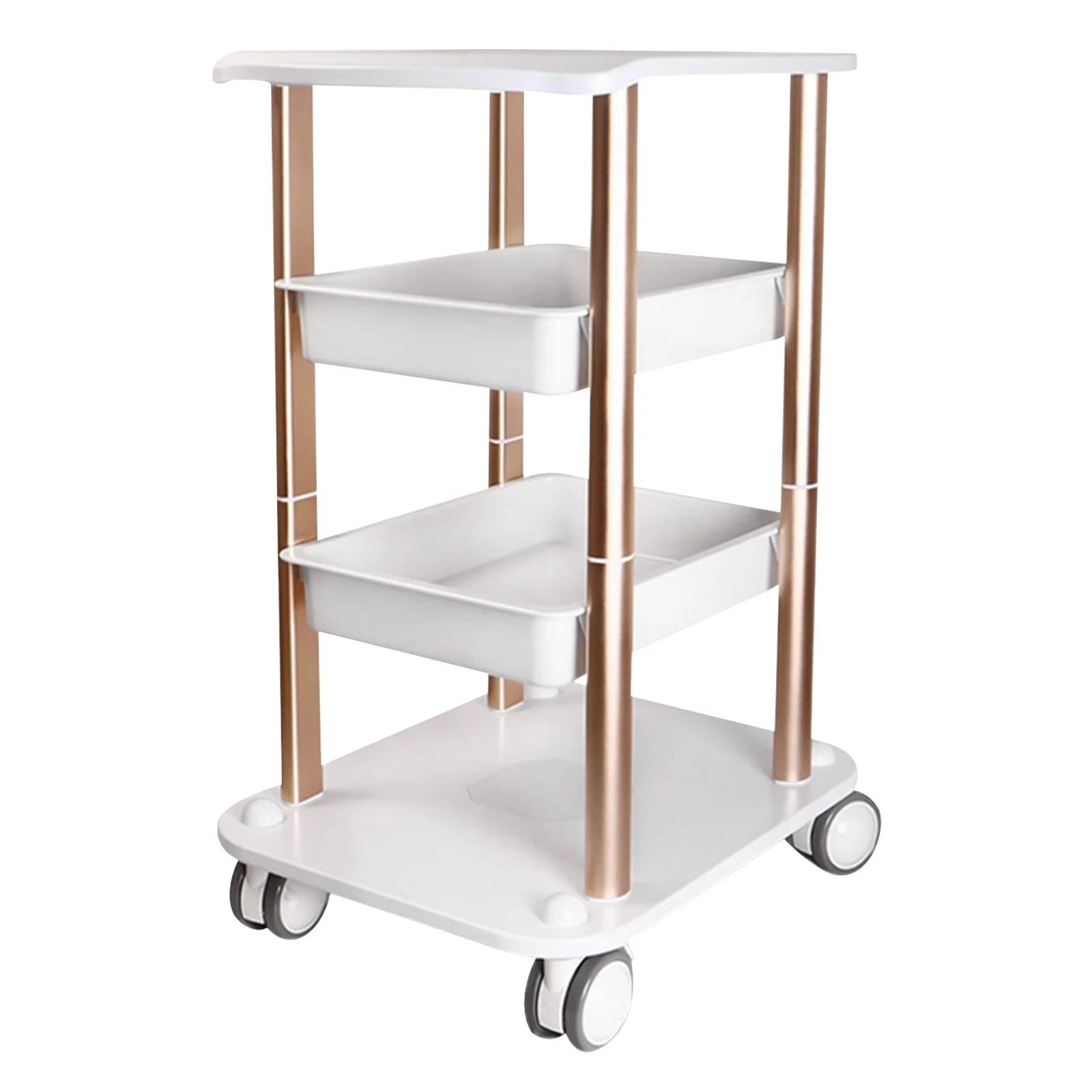 4-Layer Salon Rolling Trolley Cart Beauty Machine Salon SPA Organizer 150KG