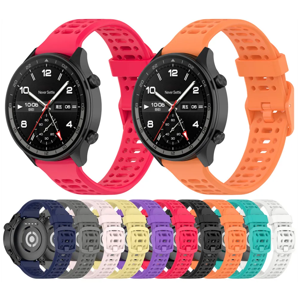 حزام سيليكون 22 ملم لساعة OPPO Sprot X2 X 4pro سوار ناعم سريع الفك لملحقات الساعة الذكية