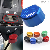 For Yamaha YZF R1 YZFR3 YZF R6 YZF R7 R25 YZF-R125 R15 V3 CNC 2022 2024 Motorcycle Switch Button Turn Signal Key Cap Accessories