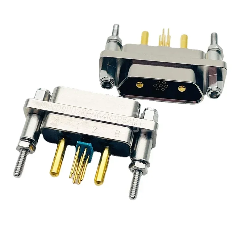 J30J Mixed Installation of High and Low Current J30J09P02KPN04N4P54M1 Connector 9-core Direct Plug-in Printed Board