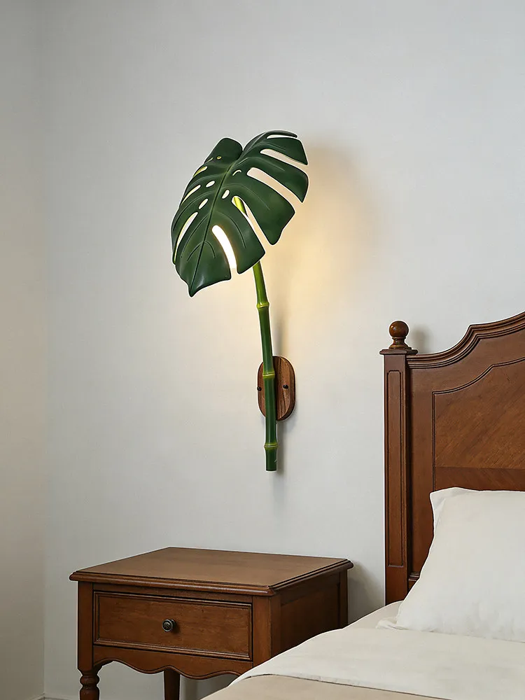 Outdoor Waterproof Wall Lamp Simulation Bamboo Wall Lamp Villa Courtyard Lamp Entrance Door Corridor Garden Terrace Wall Lamp