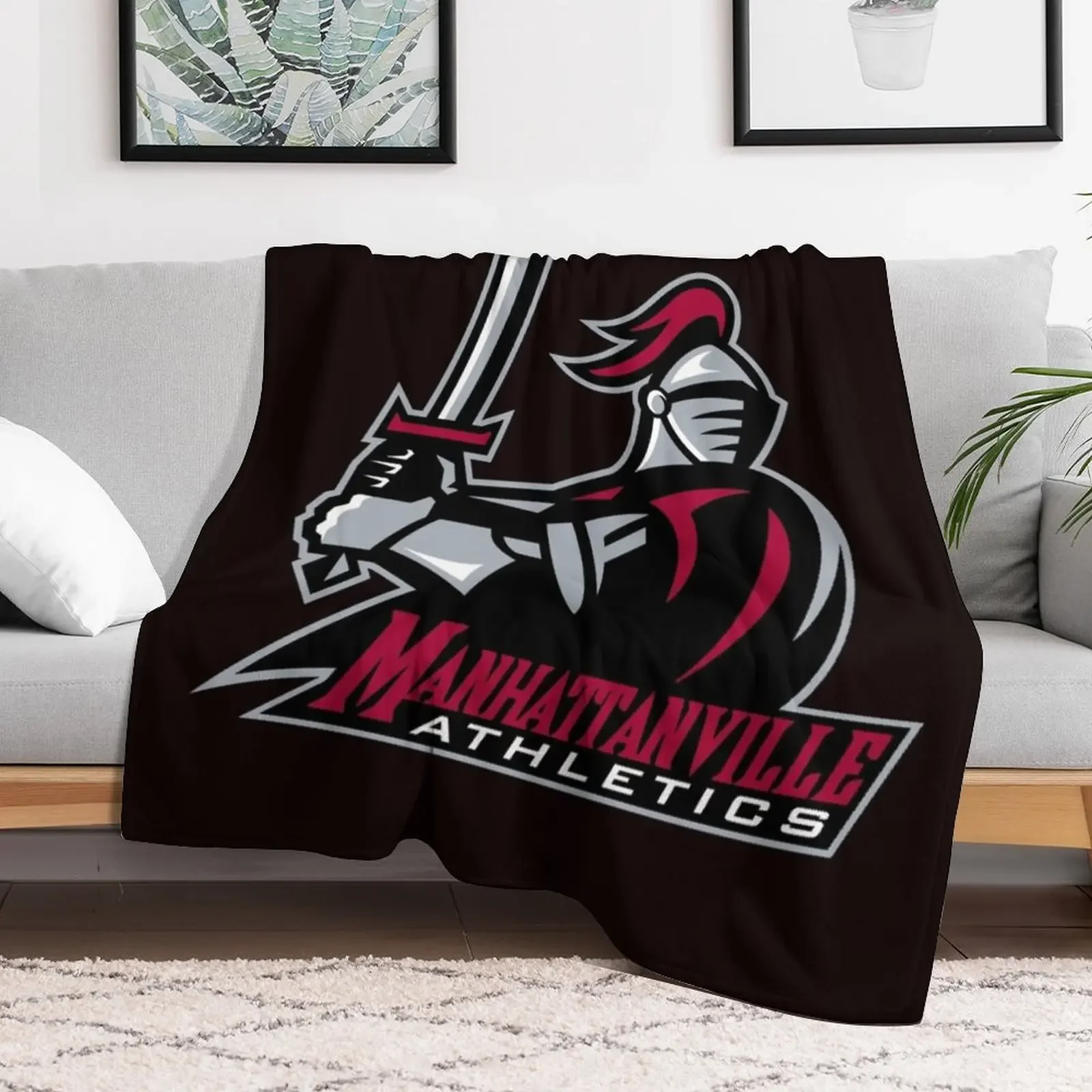 Manhattanville College valiants Throw Blanket christmas decoration Flannel Blankets