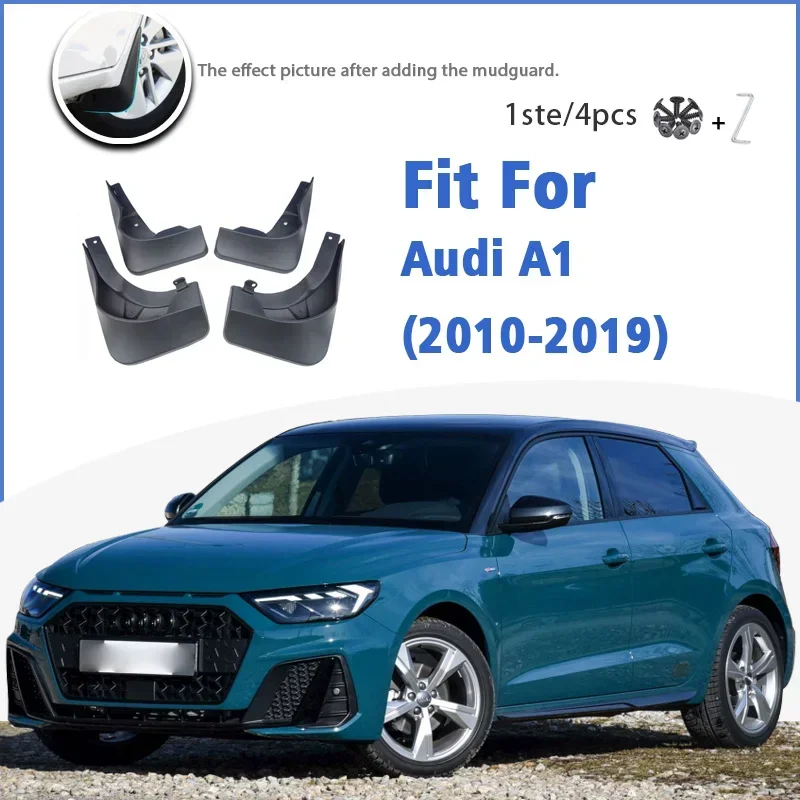 

For Audi A1 2010-2019 Mudflaps Fender Mud Flap Guards Splash Mudguard Car Accessories Front Rear 4pcs