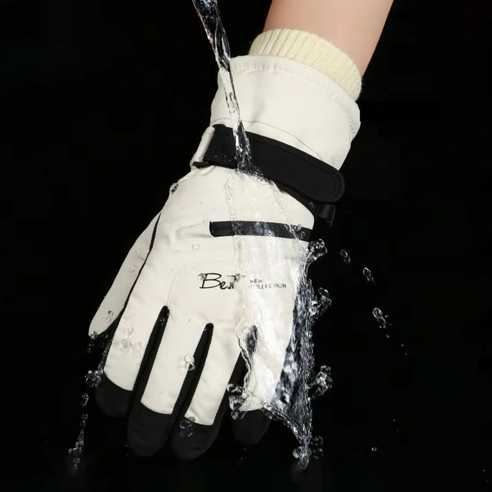 

Водонепроницаемые лыжные перчатки для мужчин и женщин, зимние уличные перчатки с сенсорным экраном и полным пальцем, теплые варежки для велоспорта, кемпинга, катания на лыжах