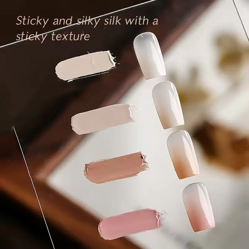 Colle à tapotement quatre en un, colle à tapotement de couleur nue populaire avec 4 couleurs, multifonctionnelle pour l'impression de couleurs dégradées et la poudre