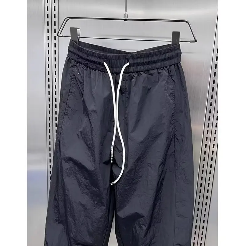 Pantalones bombachos holgados para hombre, pantalón informal de marca, de gran tamaño, y2k, 2024