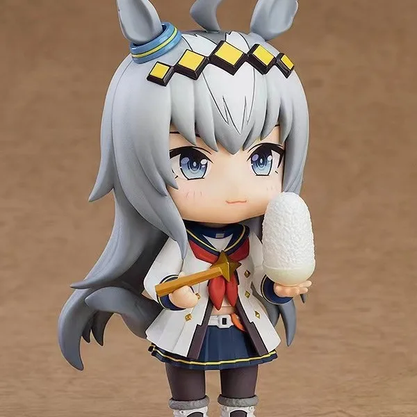 Nendoroid Anime Figure 2101 Oguri Cap Umamusume Pretty Derby Posable Interchangeable Face Boxed Collectible Desktop Decoration view 4