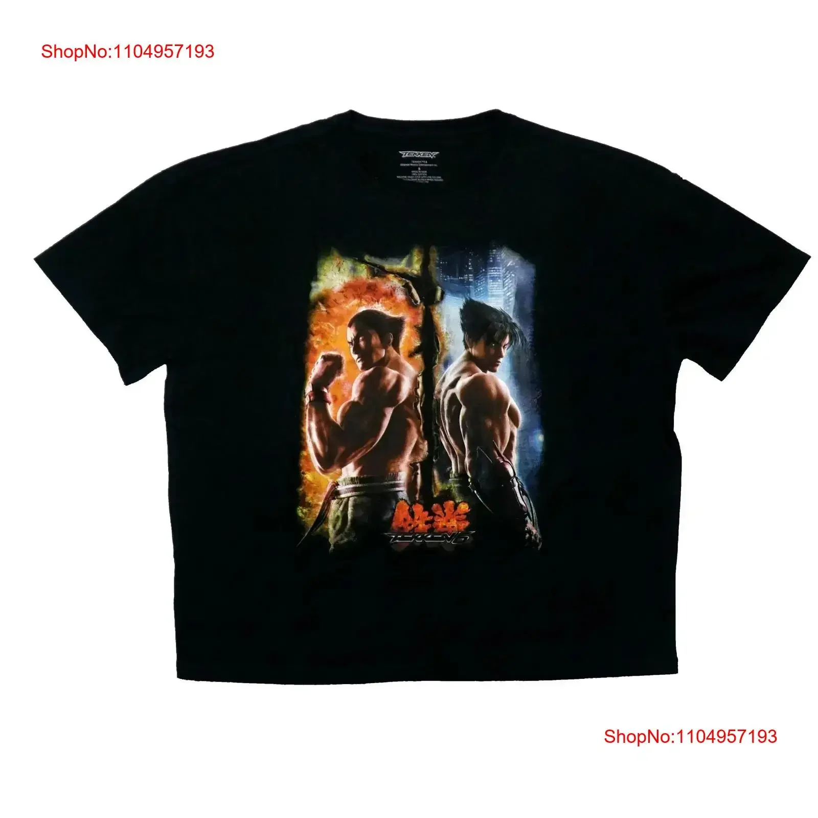 Tekken 6 nueva camiseta para adultos luchadores de pie de vuelta al vintage lavado cómodo transpirable estirado elegante ropa de diseñador
