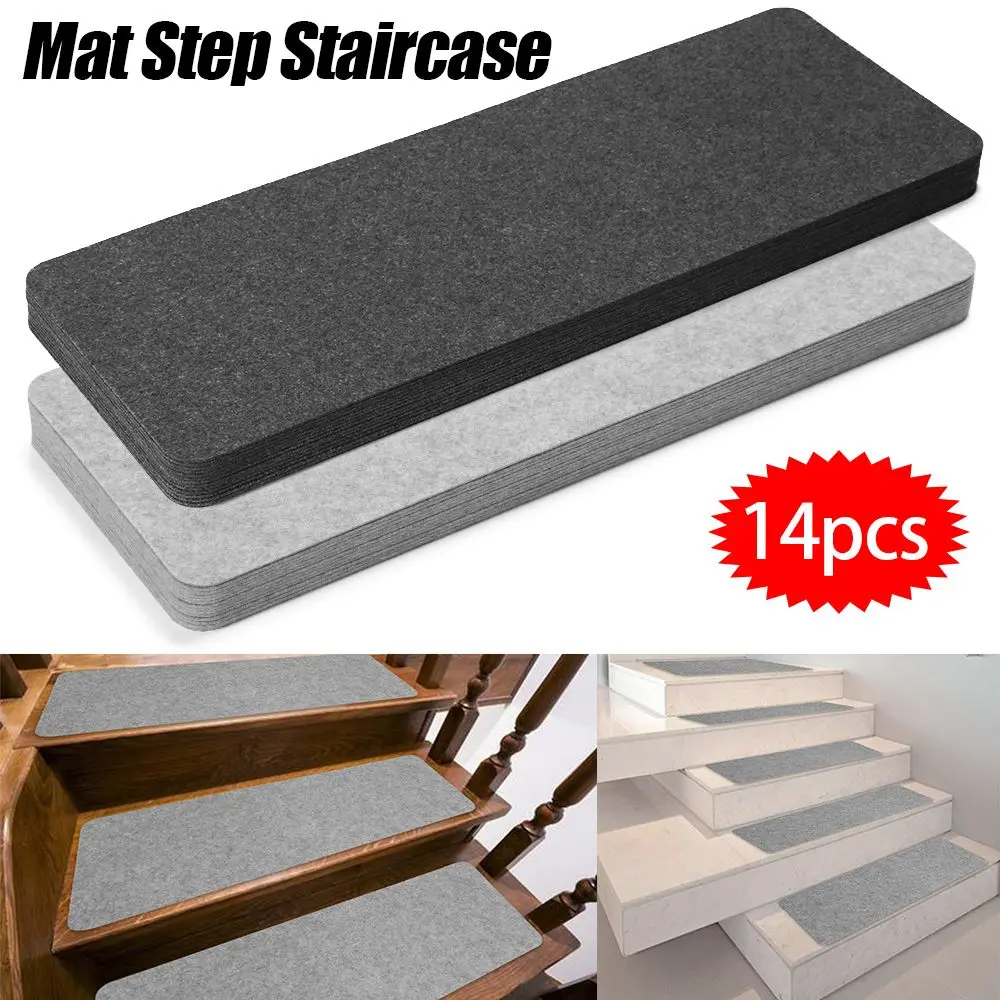 

Floor Stickers Self-adhesive Stairway Ornament Mat Step Non Slip Carpet Pads Stair Treads Staircase Protection Cover