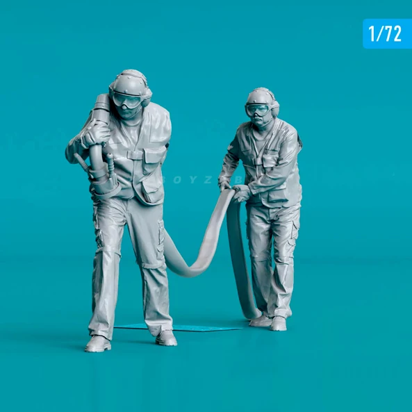 

1/72 наборы моделей солдата из смолы, фигурка бесцветная и самособранная A-2096