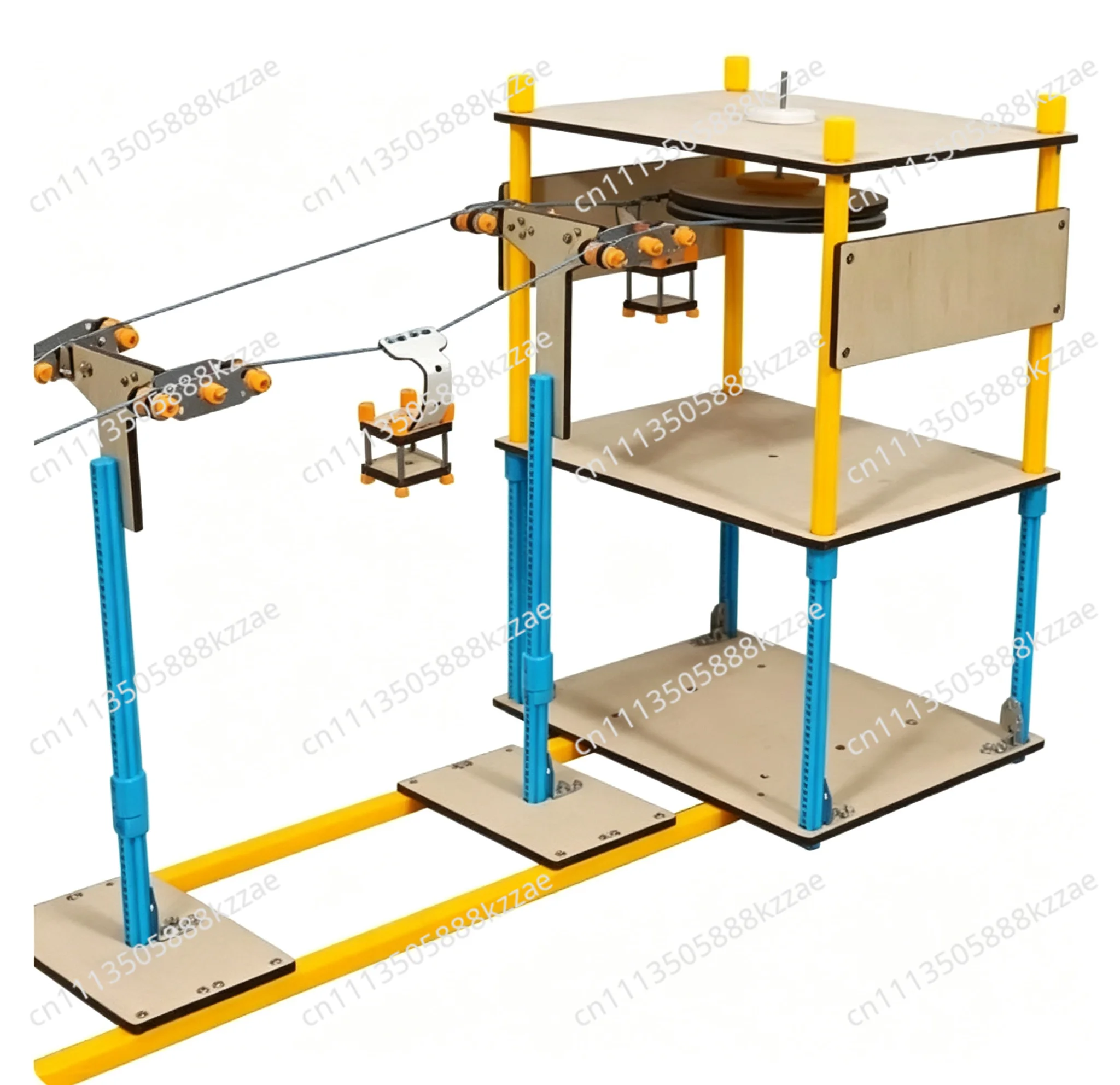 Handmade Popular Science Model Materials Sightseeing Cable Car, Scientific Experiment Technology Small Production
