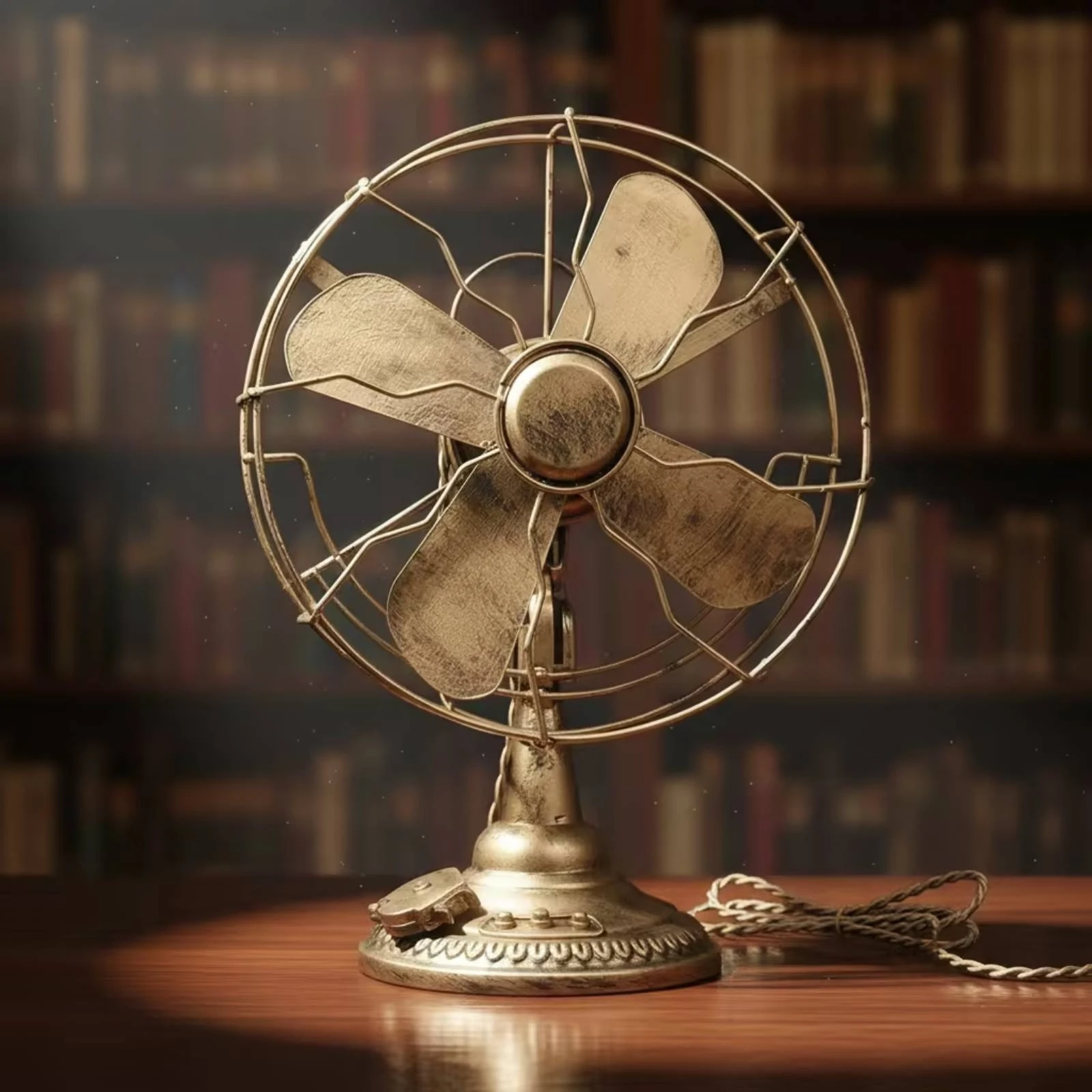 Retro Table Fan Model Creative Iron Fan Model Unique Small for Photographers, Home Display, Photo Props